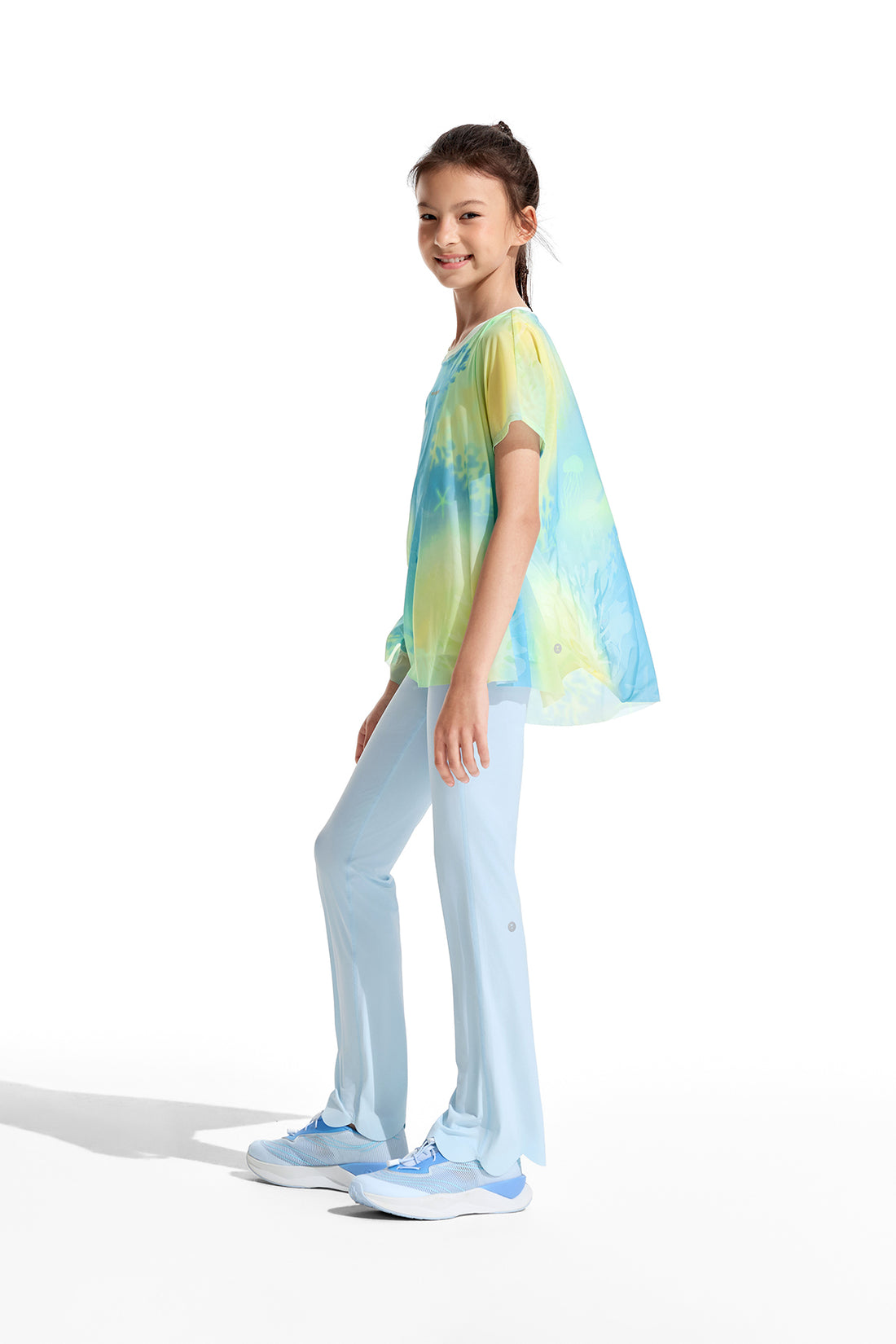 Fairy Short Sleeve Tee **Color Coral Blue**