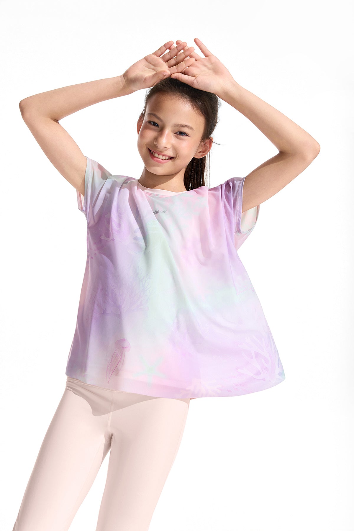 Fairy Short Sleeve Tee **Color Coral Pink Purple**