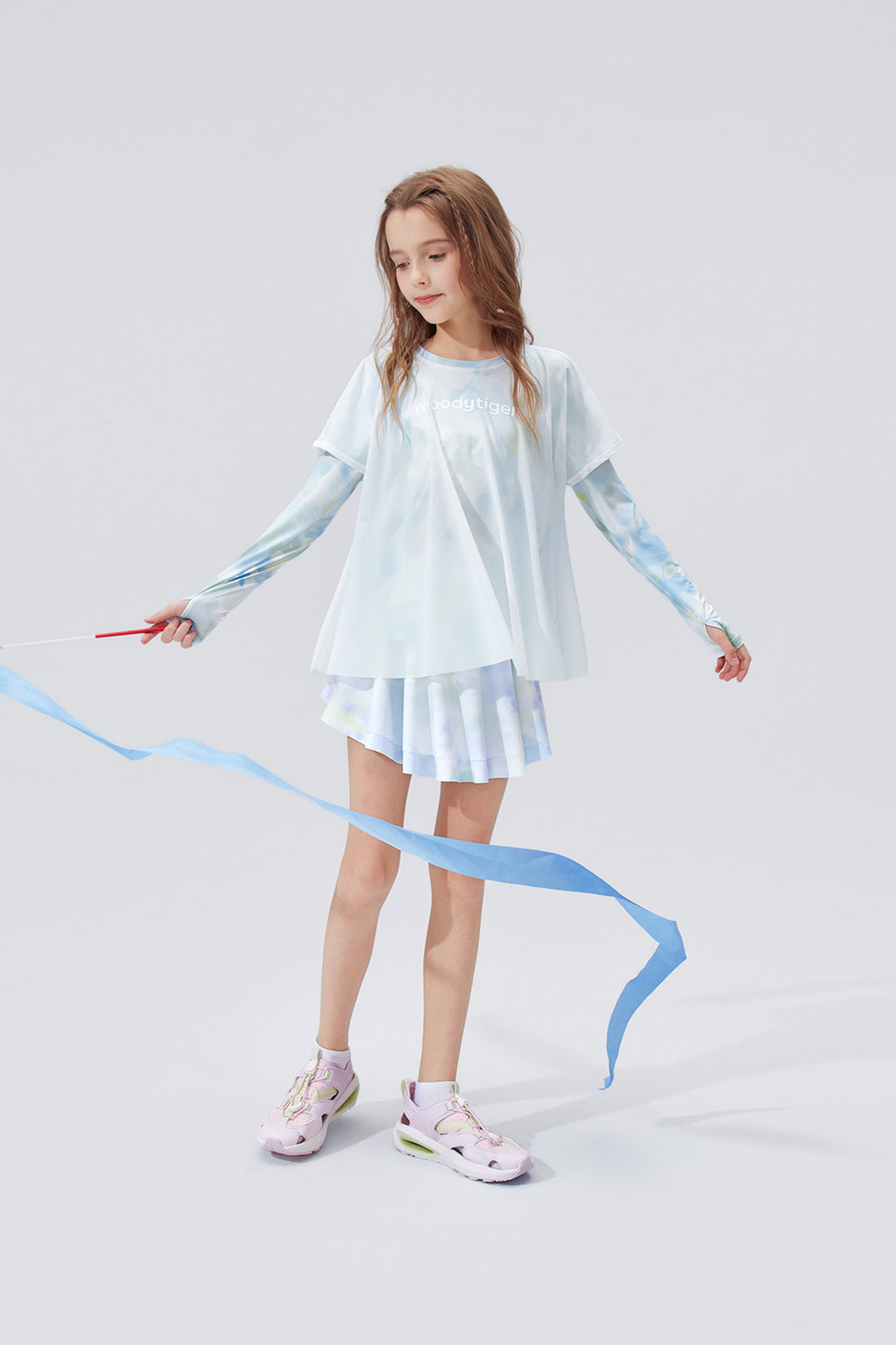 Fairy Printed Skirt **Bloom Romance Blue**