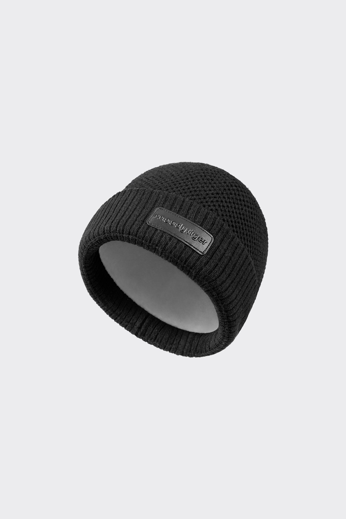 Fleece knit beanie
