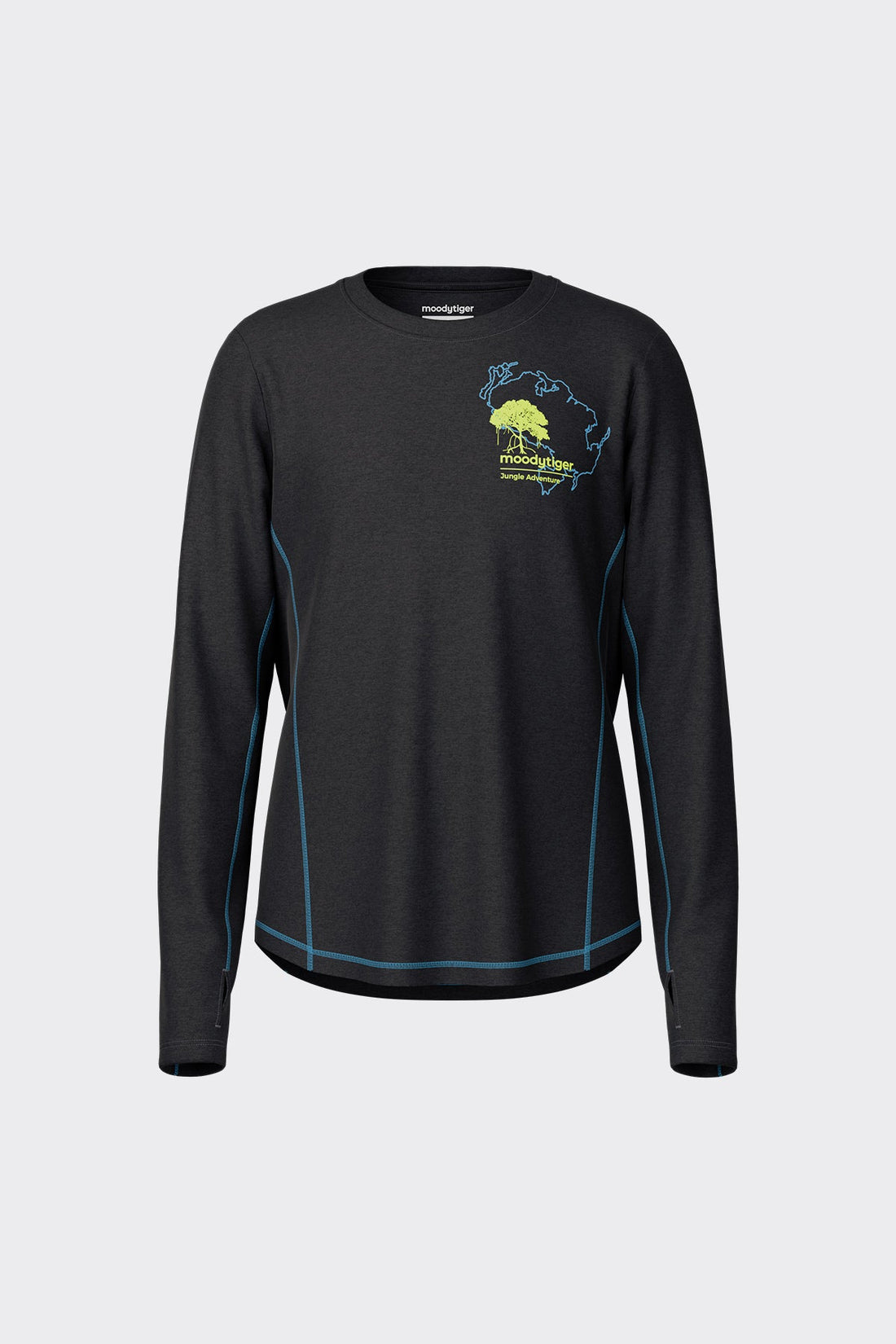 Fusion Long Sleeve **Charcoal Black**