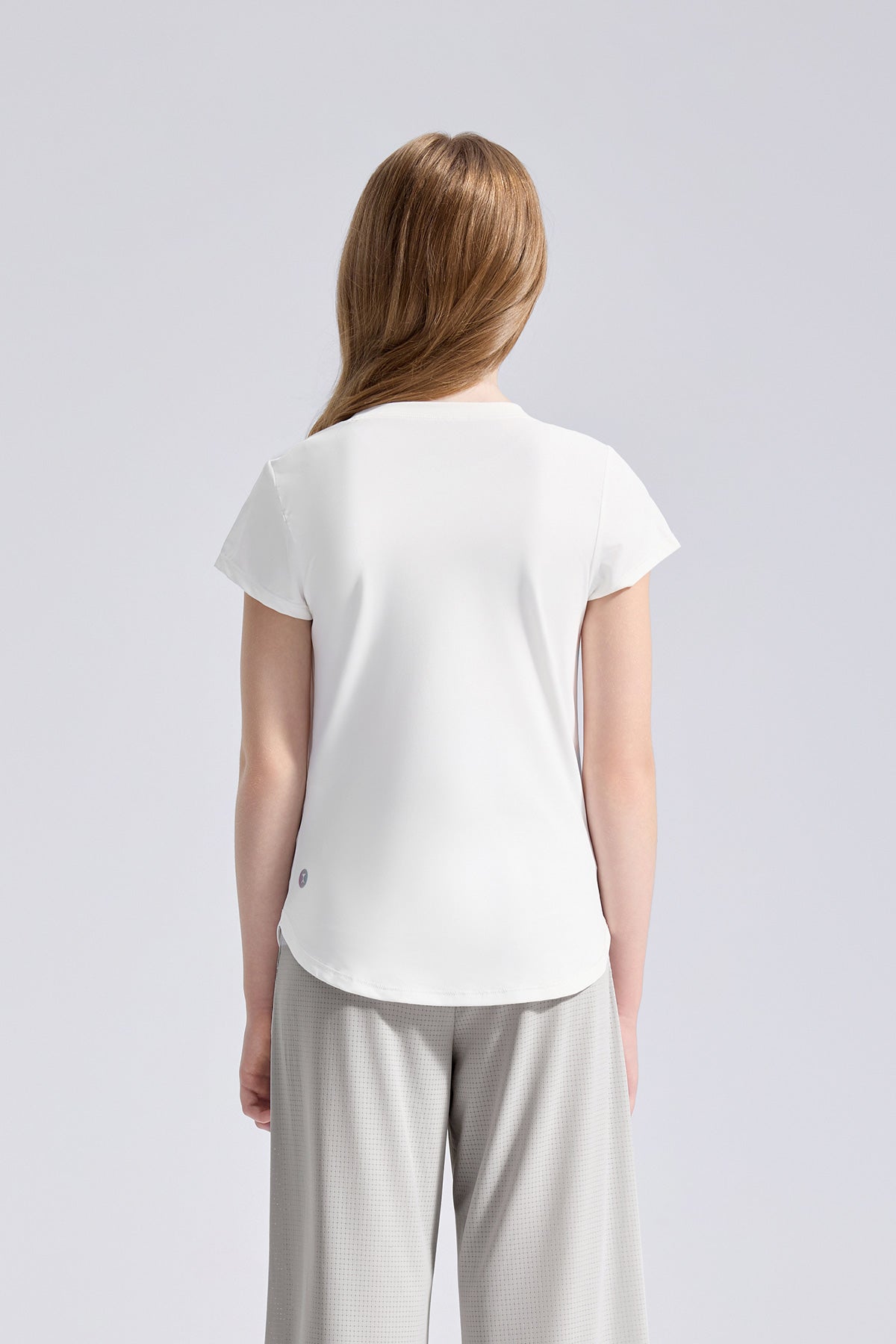 Girl's Lightweight Sports Tee **Cloud Dancer**