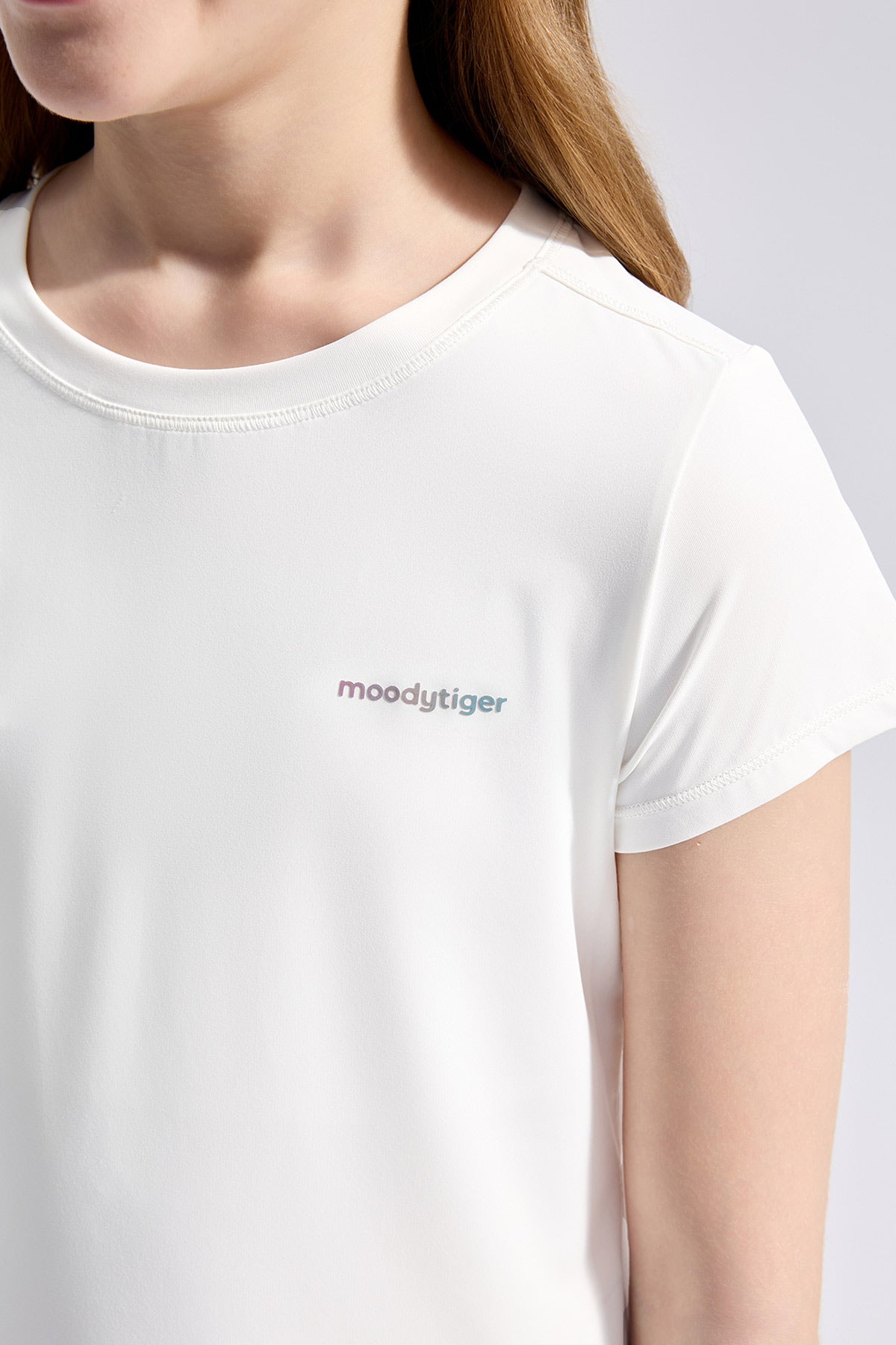 Girl's Lightweight Sports Tee **Cloud Dancer**