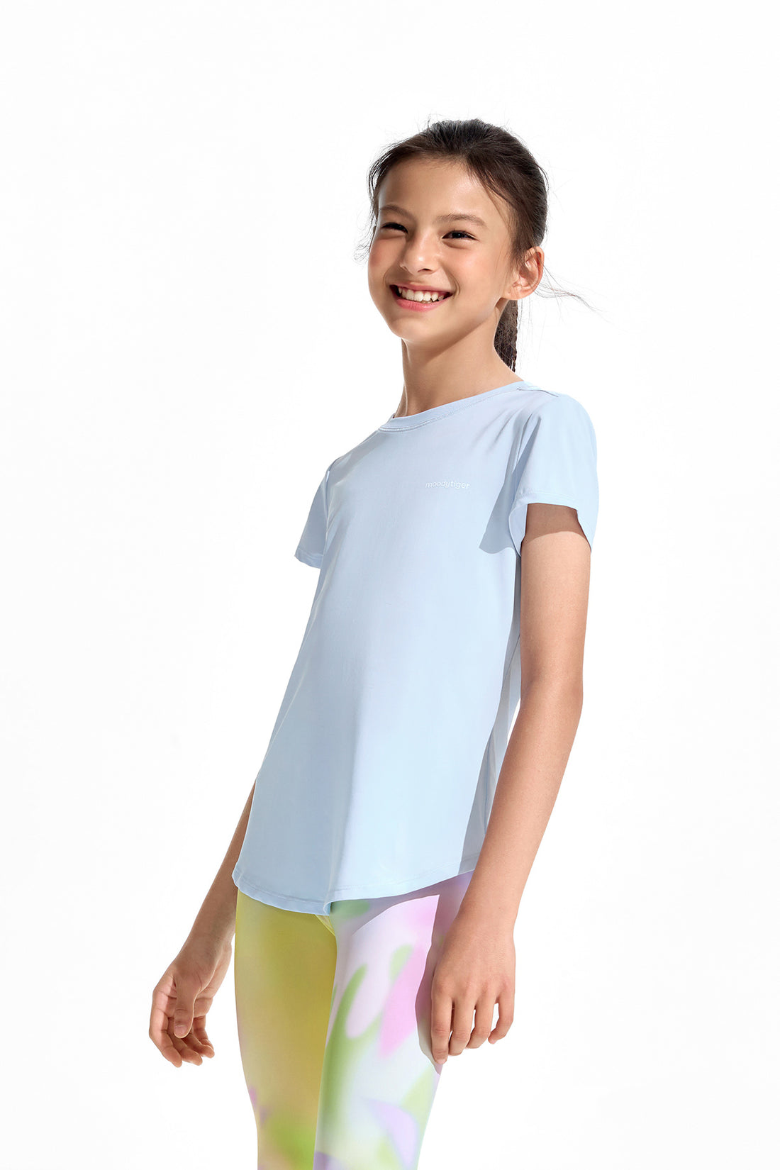 Girl's Lightweight Sports Tee **Ice Water**