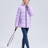 Hooded Down Jacket **Taro Purple**