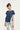 Lattice Color Block Short Sleeves **Blue Wing Teal**