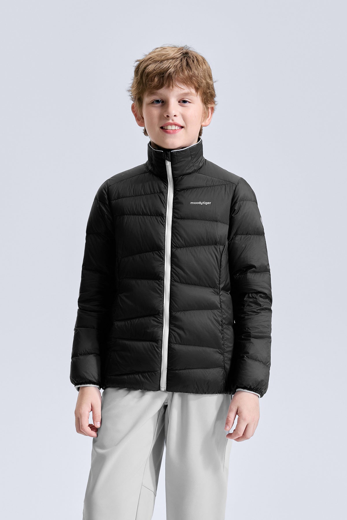 Lightweight Down Jacket **Charcoal Black**