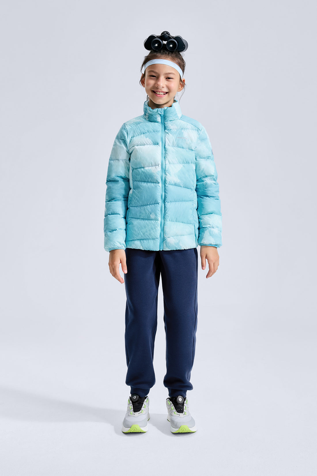 Lightweight Down Jacket **Starry Vision Light Blue**