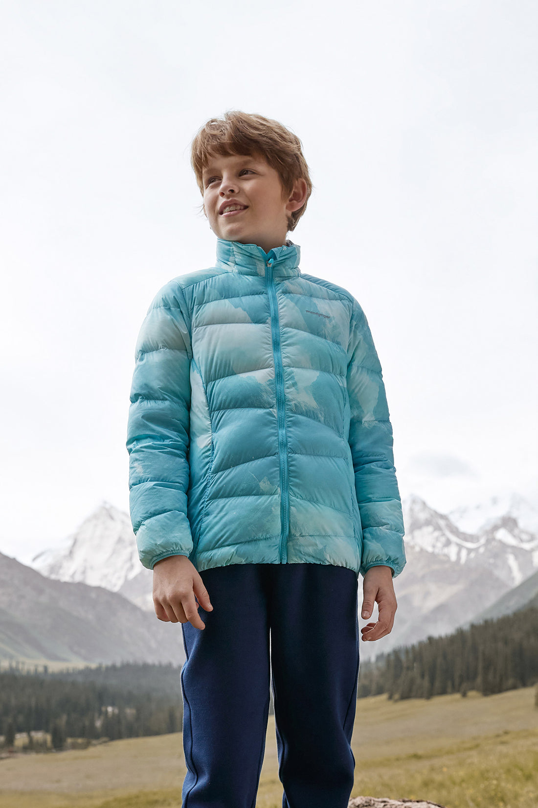 Lightweight Down Jacket **Starry Vision Light Blue**