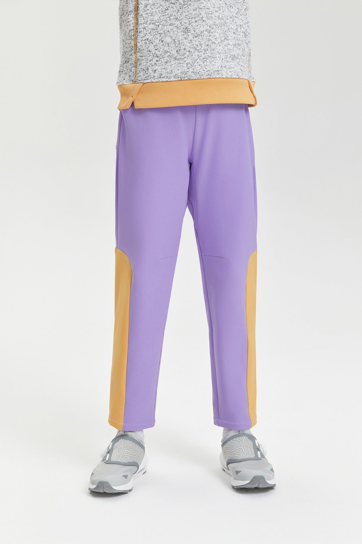 Long Pile Stretch Pants **Jacaranda**