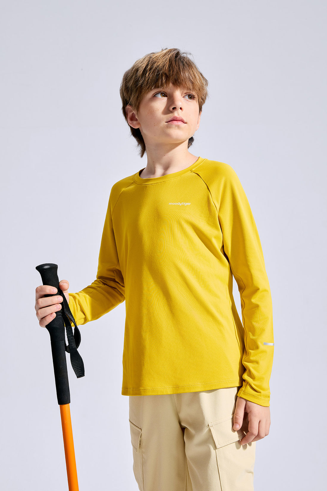 Long Sleeve Sport Tee **Amber yellow**