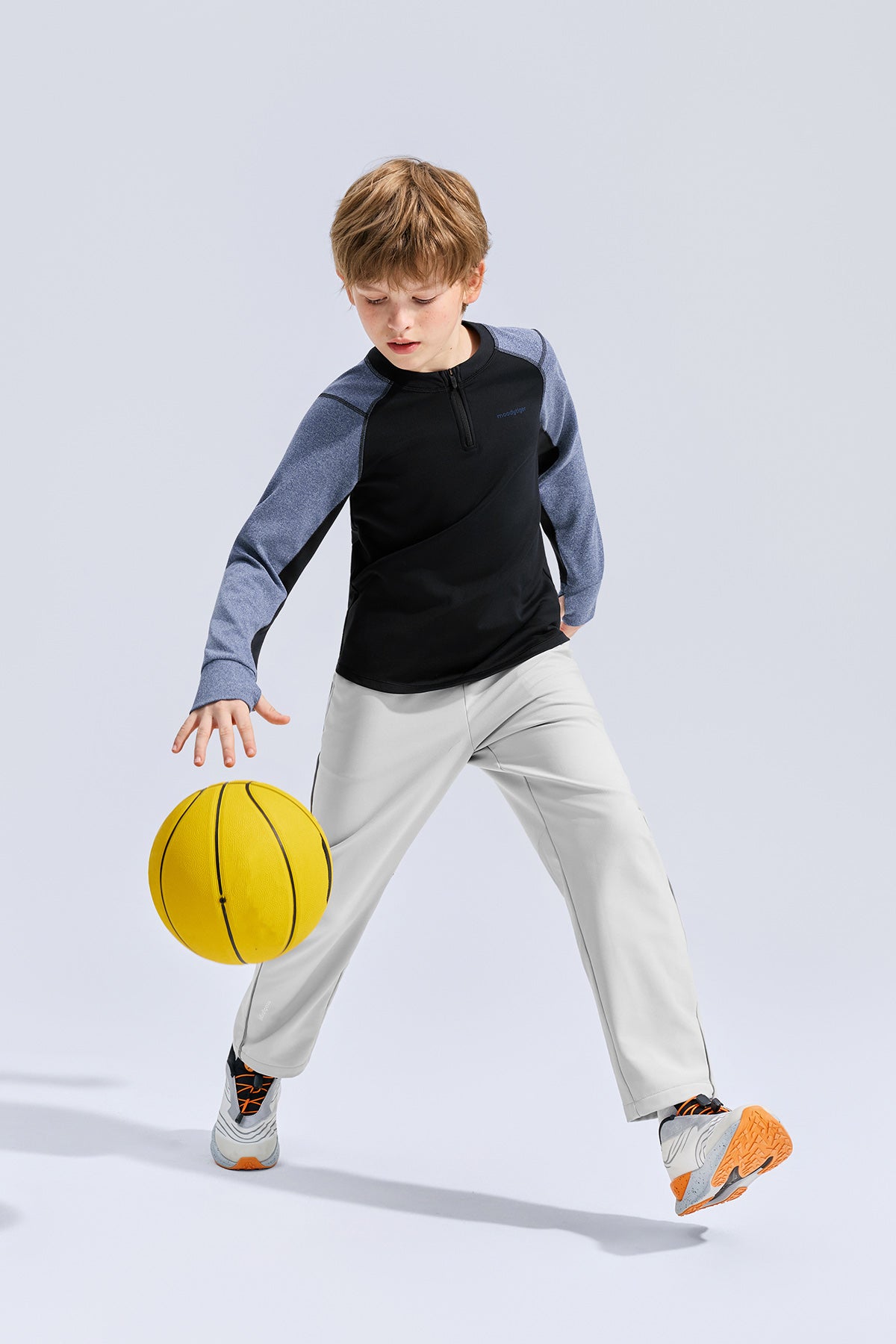 Long Sleeve Sport Tee **Charcoal Black**