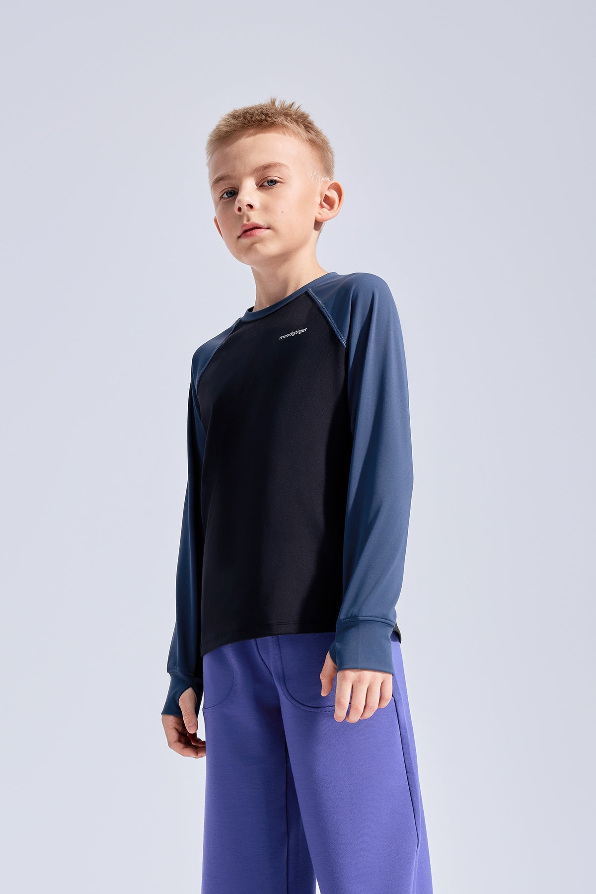 Long Sleeve Sport Tee **Charcoal Black**