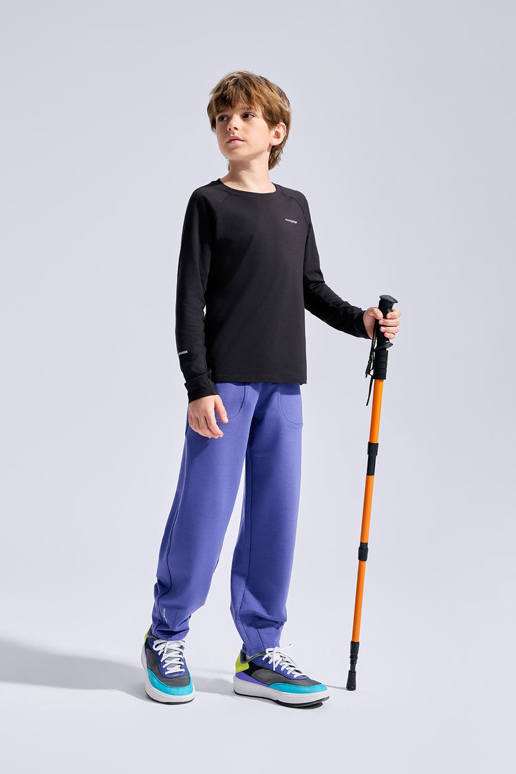 Long Sleeve Sport Tee **Charcoal Black**