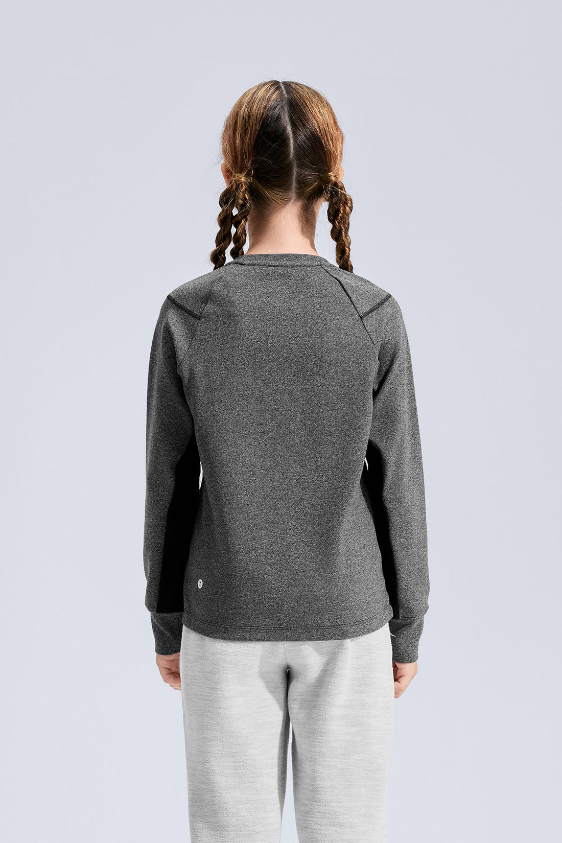 Long Sleeve Sport Tee **Charcoal Black**