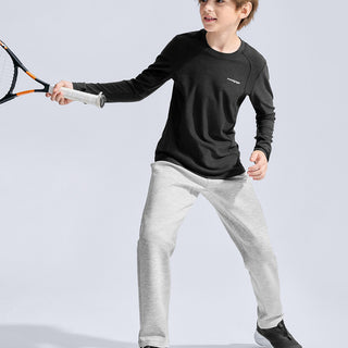 Long Sleeve Sport Tee **Charcoal Black**