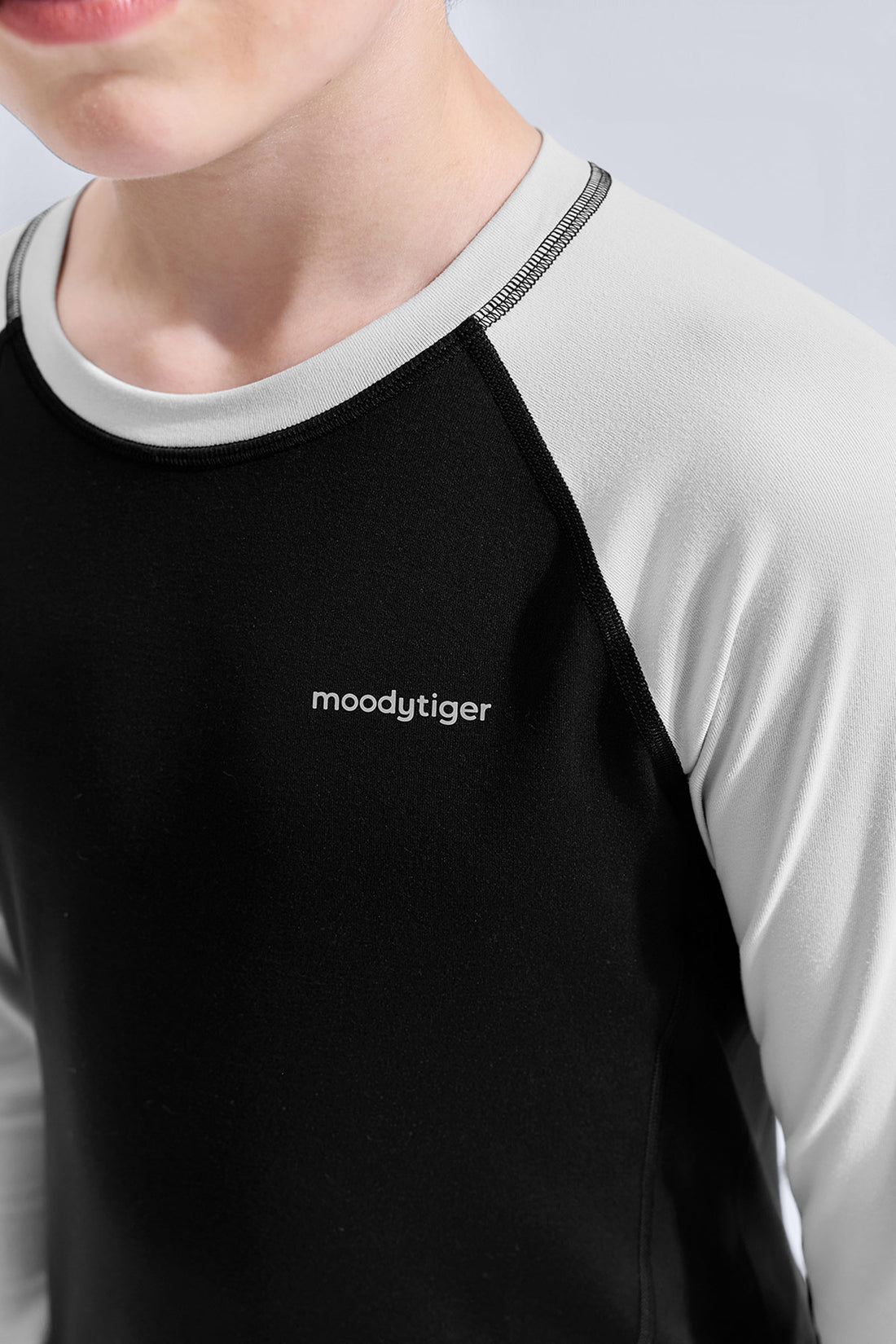 Long Sleeve Sport Tee **Charcoal Black**
