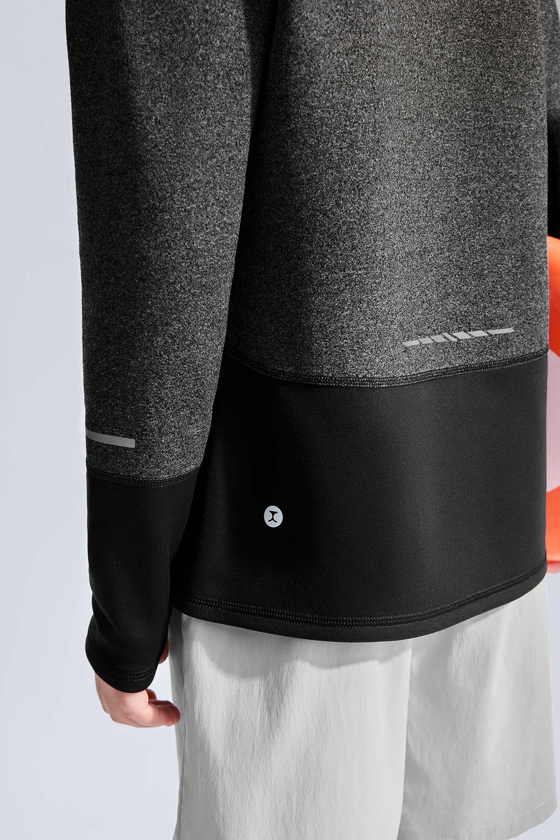 Long Sleeve Sport Tee **Charcoal Black**