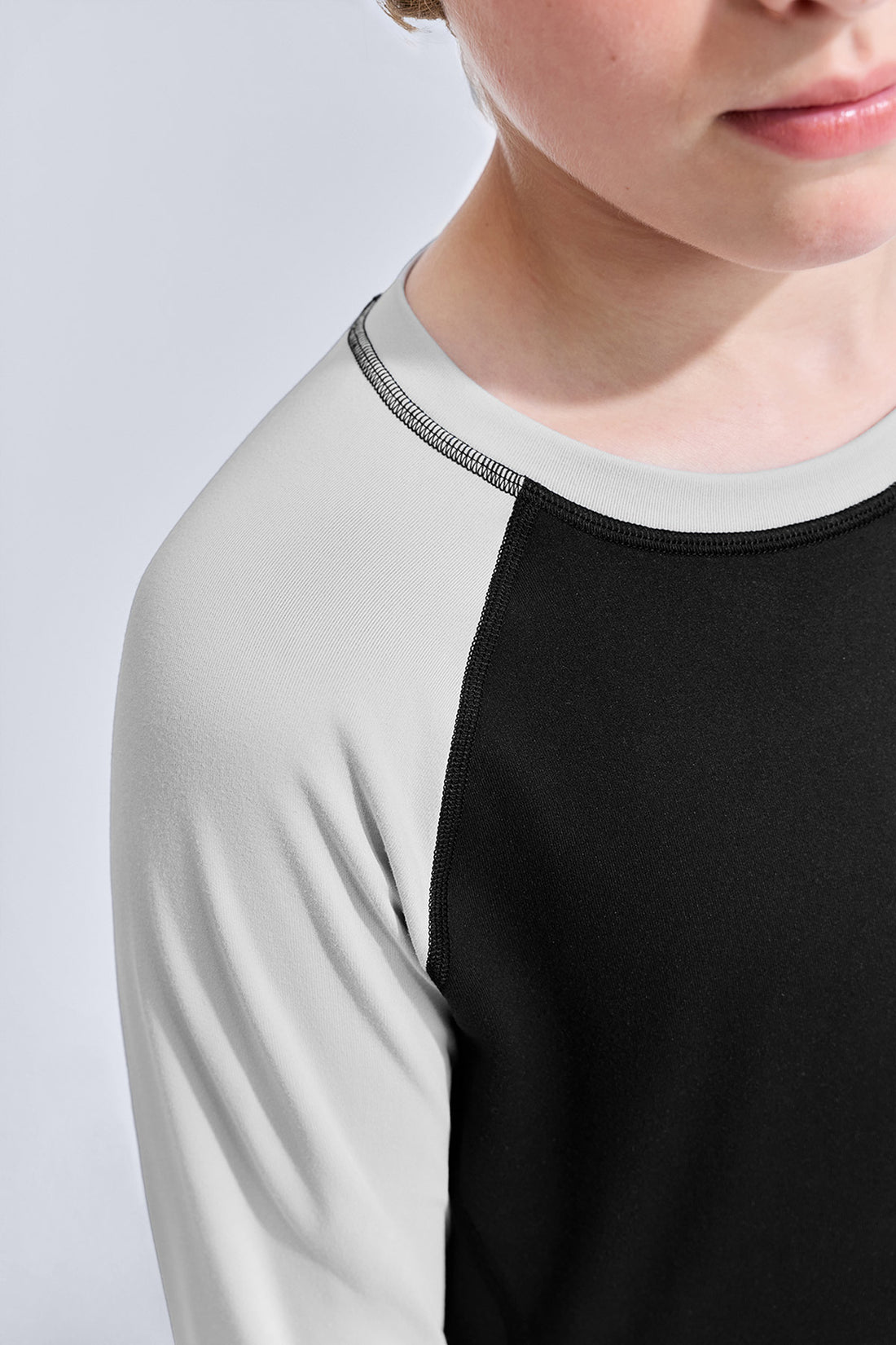 Long Sleeve Sport Tee **Charcoal Black**