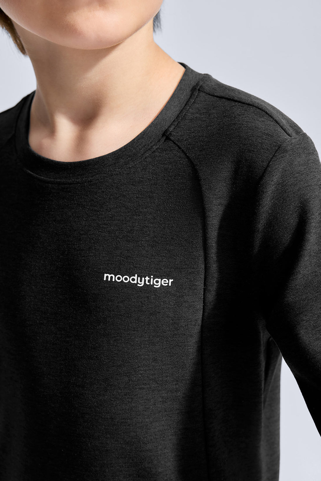 Long Sleeve Sport Tee **Charcoal Black**