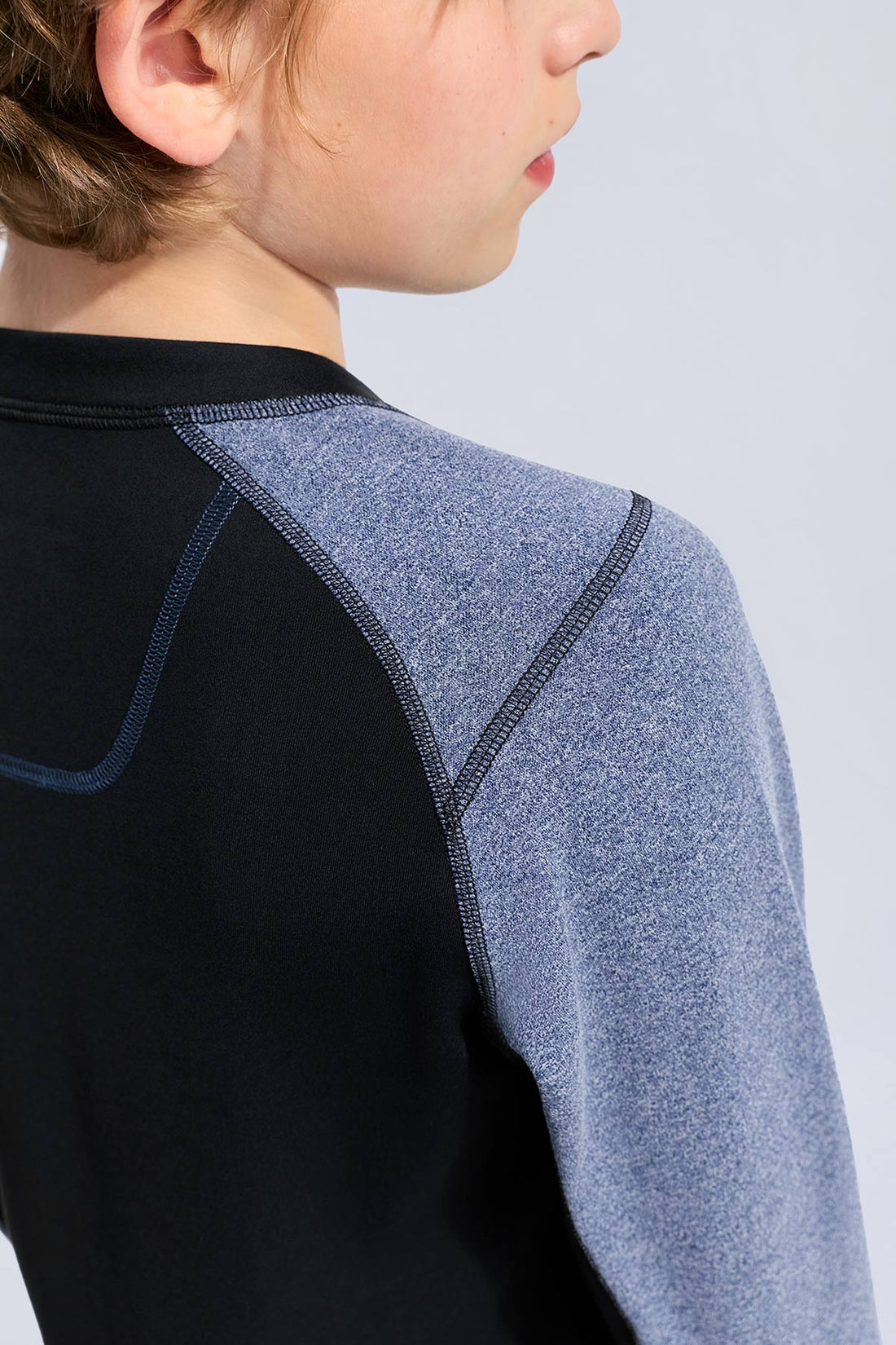 Long Sleeve Sport Tee **Charcoal Black**