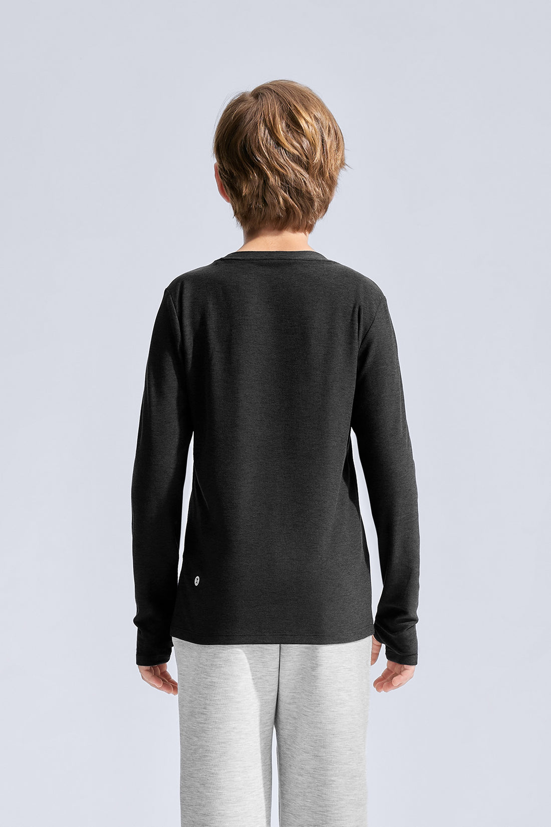 Long Sleeve Sport Tee **Charcoal Black**