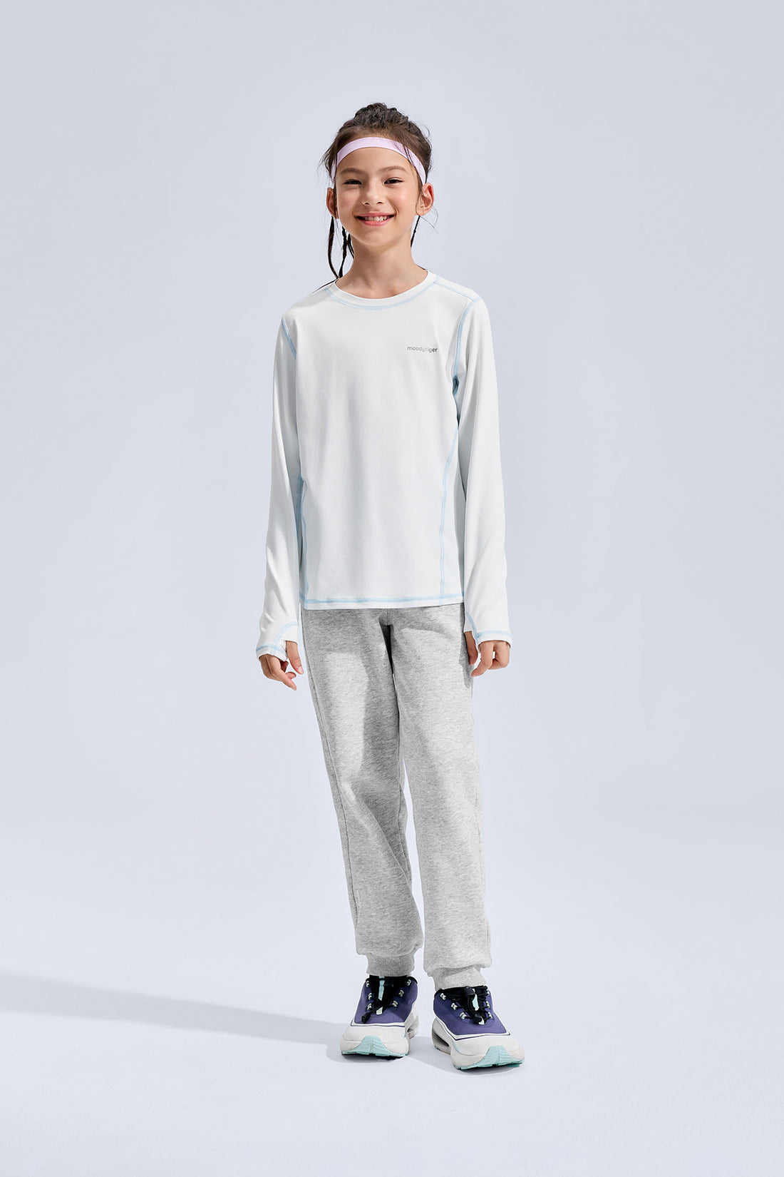Long Sleeve Sport Tee **Cloud Dancer**