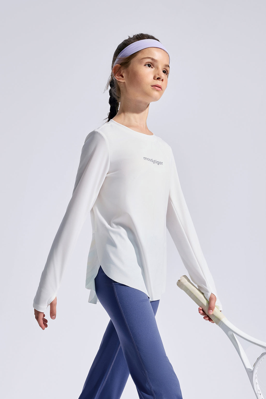 Long Sleeve Sport Tee **Cloud Dancer**