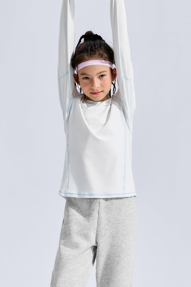 Long Sleeve Sport Tee **Cloud Dancer**