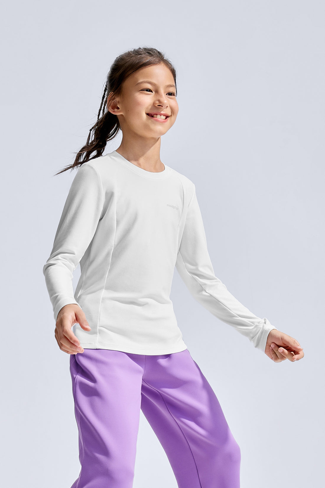 Long Sleeve Sport Tee **Cloud Dancer**