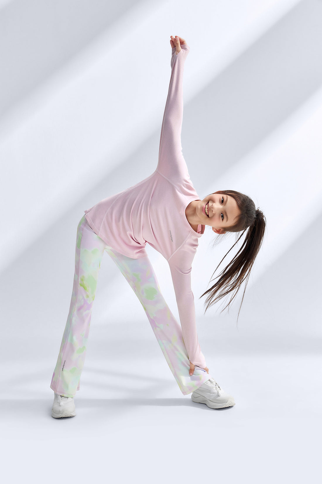 Long Sleeve Sport Tee **Rose Quartz**