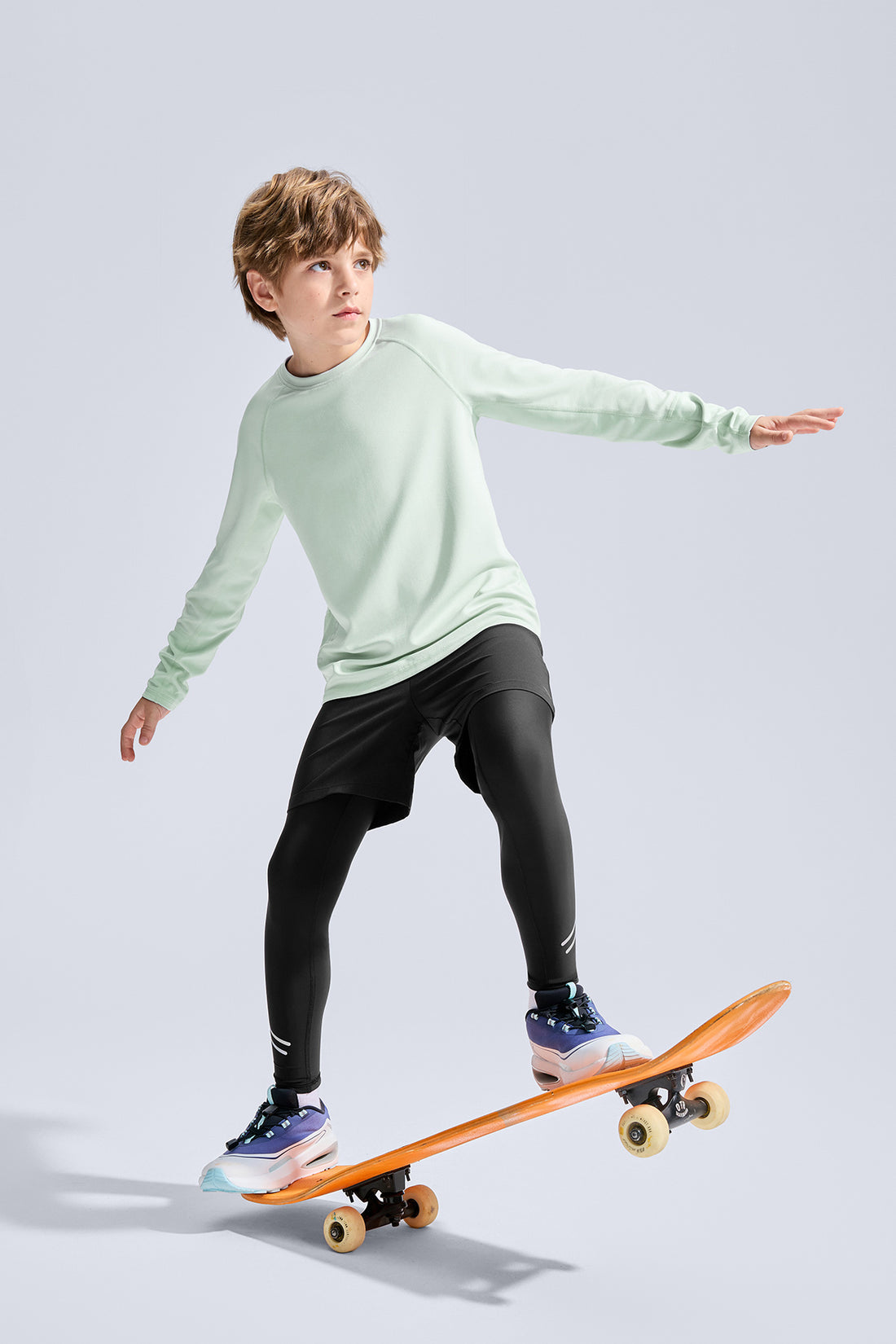 Long Sleeve Sport Tee **Surf Spray**