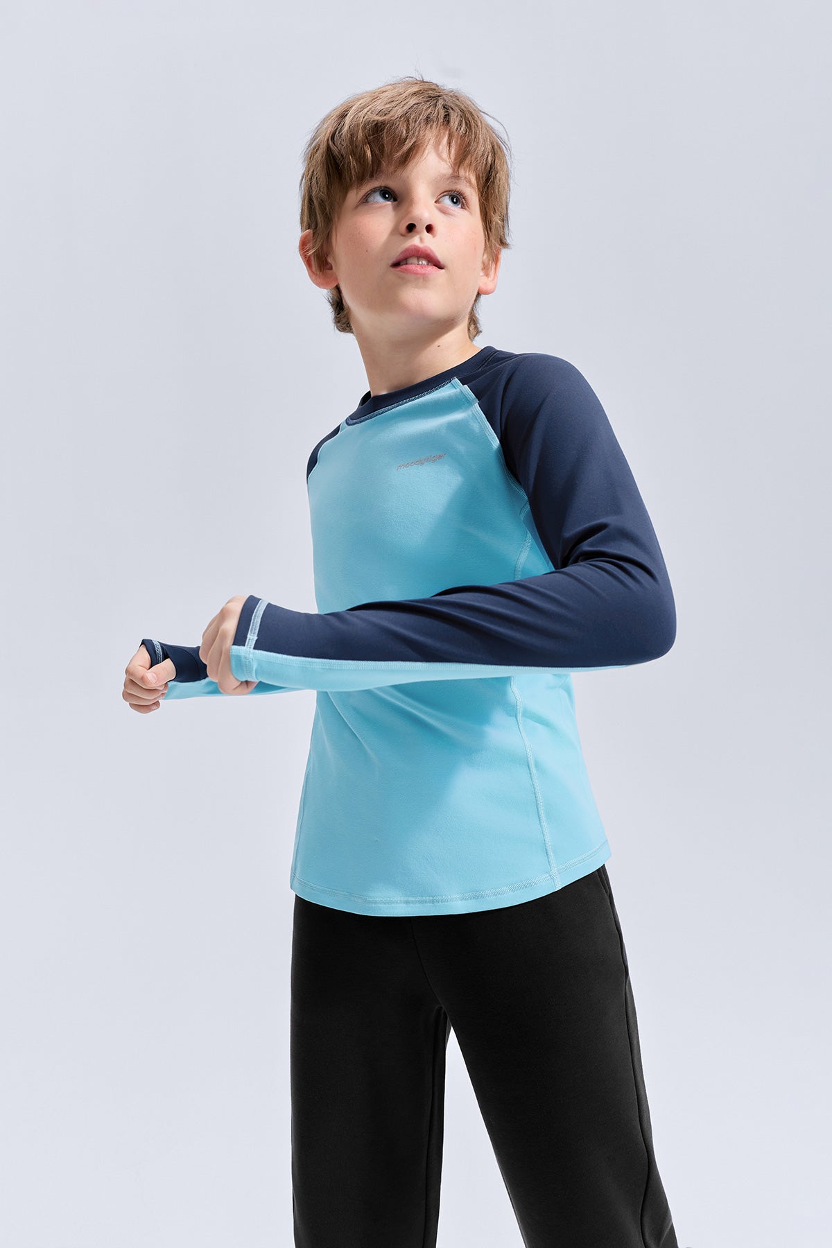 Long Sleeve Sport Tee **Vintage blue**