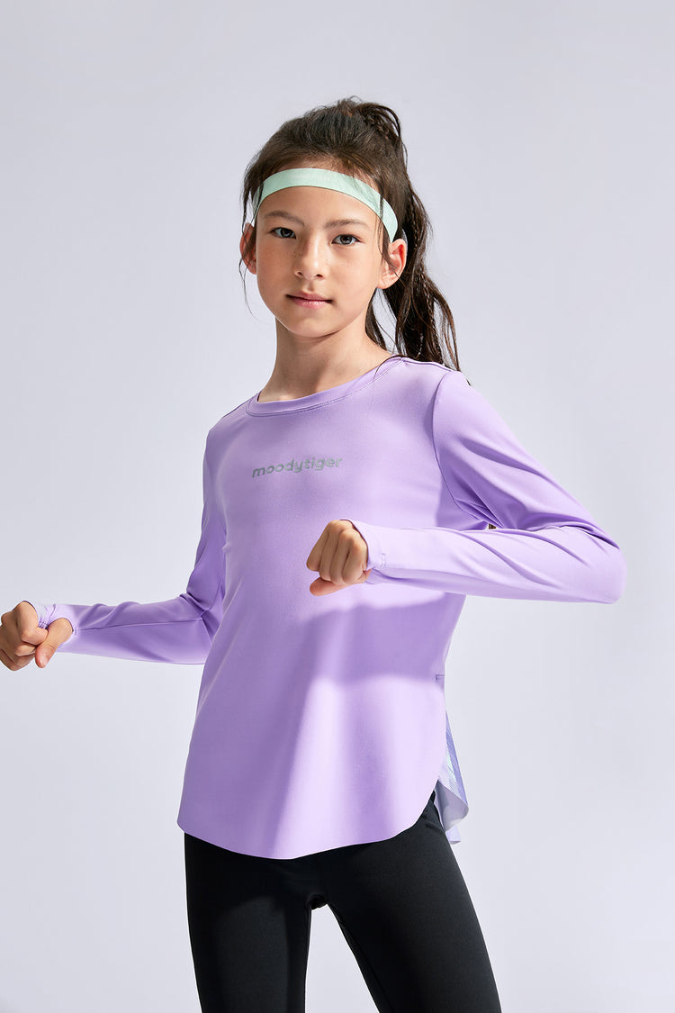 Long Sleeve Sport Tee **Whelan Purple**