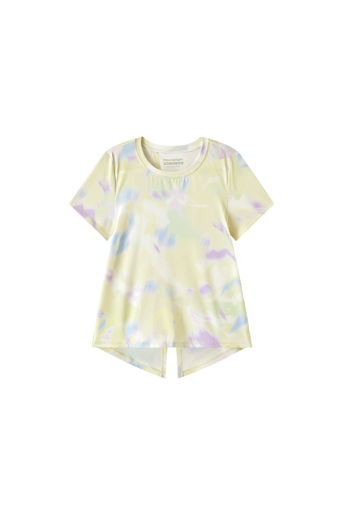 Mesh Open Back Tee **Bloom Romance Yellow**