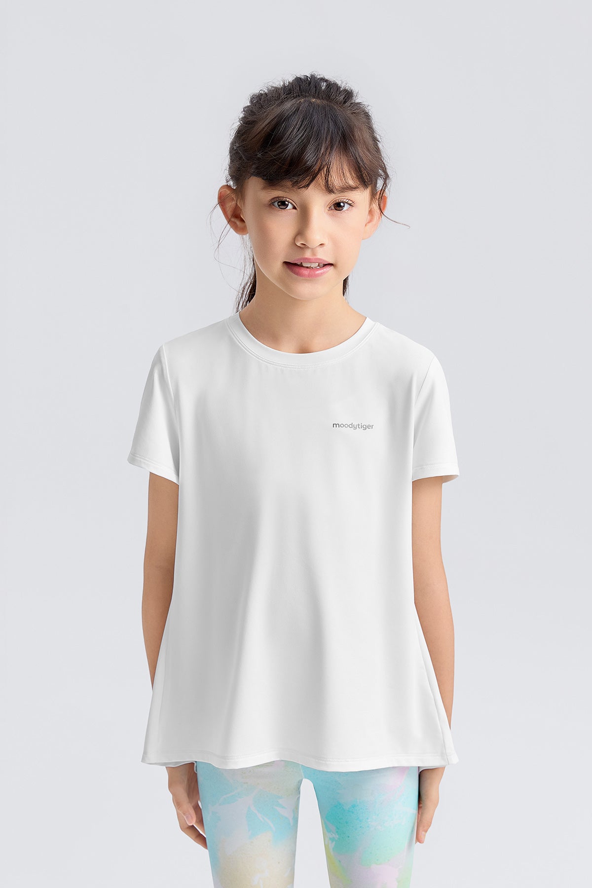 Mesh Open Back Tee **Cloud Dancer**