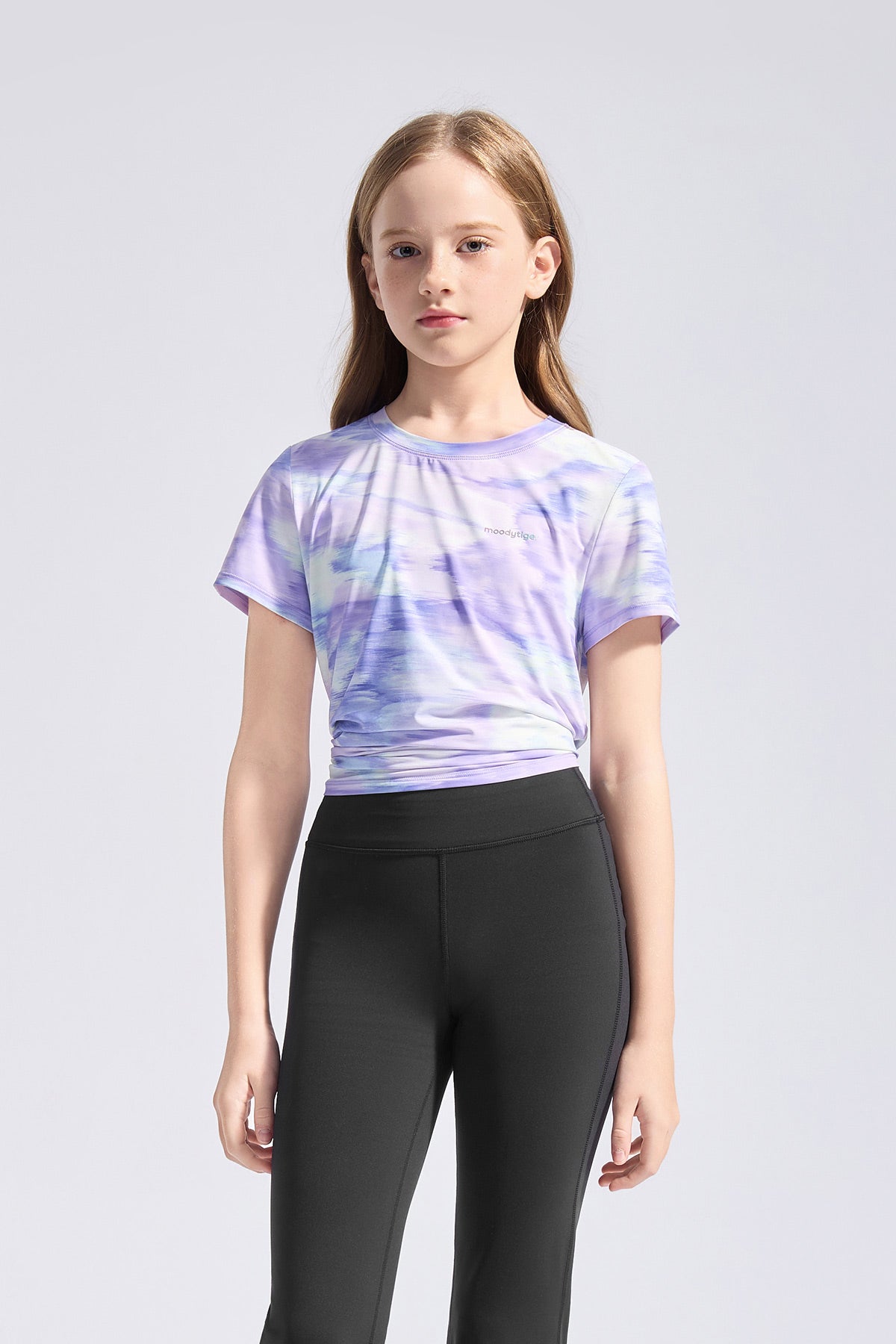 Mesh Open Back Tee **Dimension Purple**