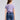 Mesh Open Back Tee **Lavender**