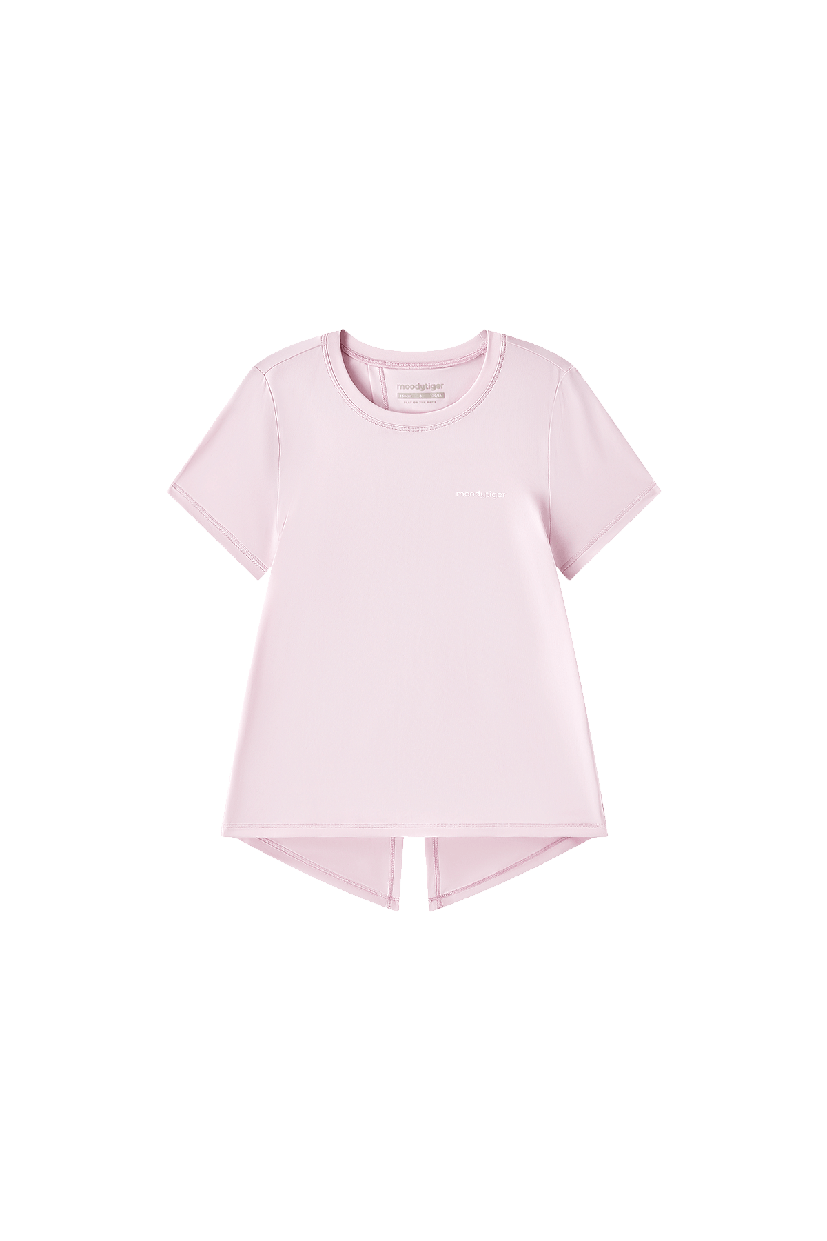 Mesh Open Back Tee **Rose Quartz**
