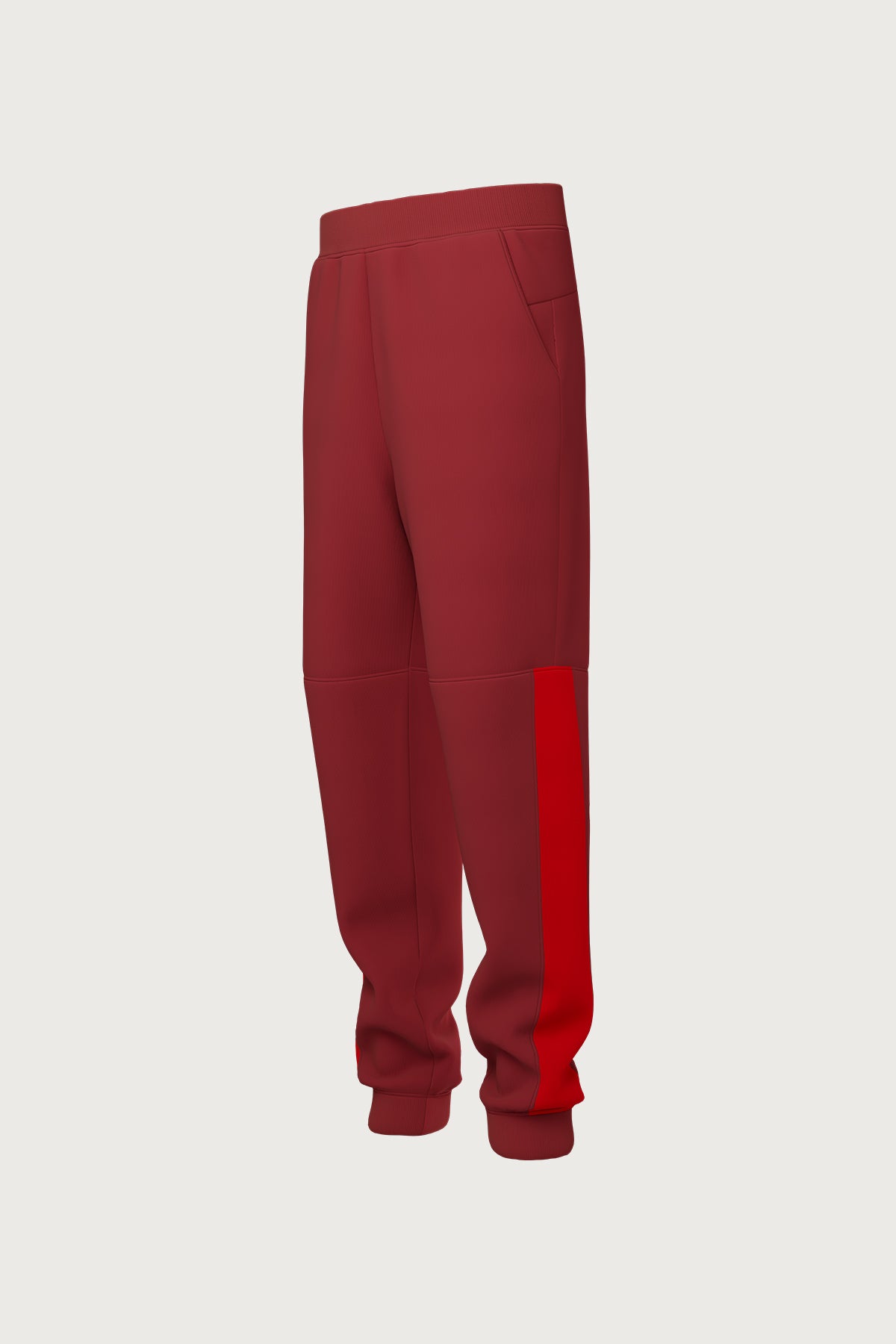 Neoprene Colour Blocking Pants **Cranberry**