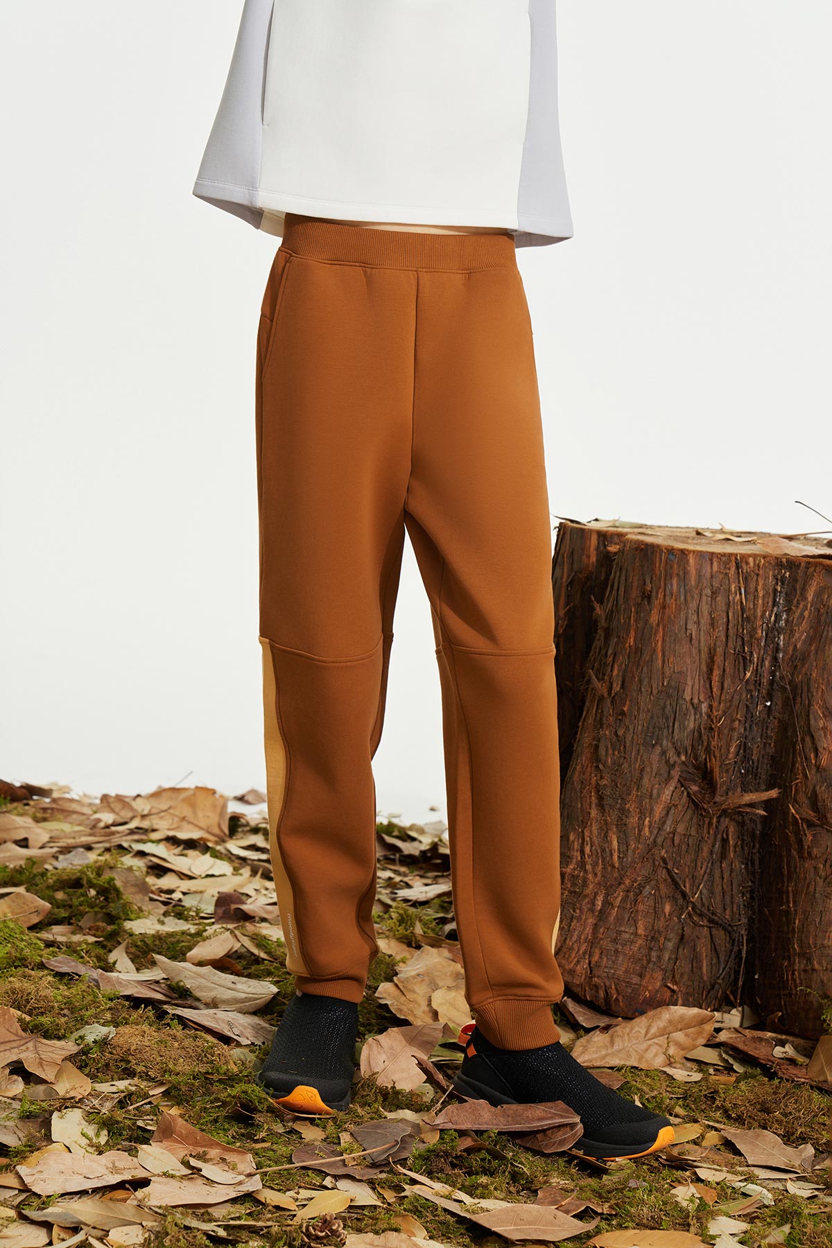 Neoprene Colour Blocking Pants **Nut Brown**