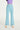 Neoprene Flare Pants **Milky Blue**