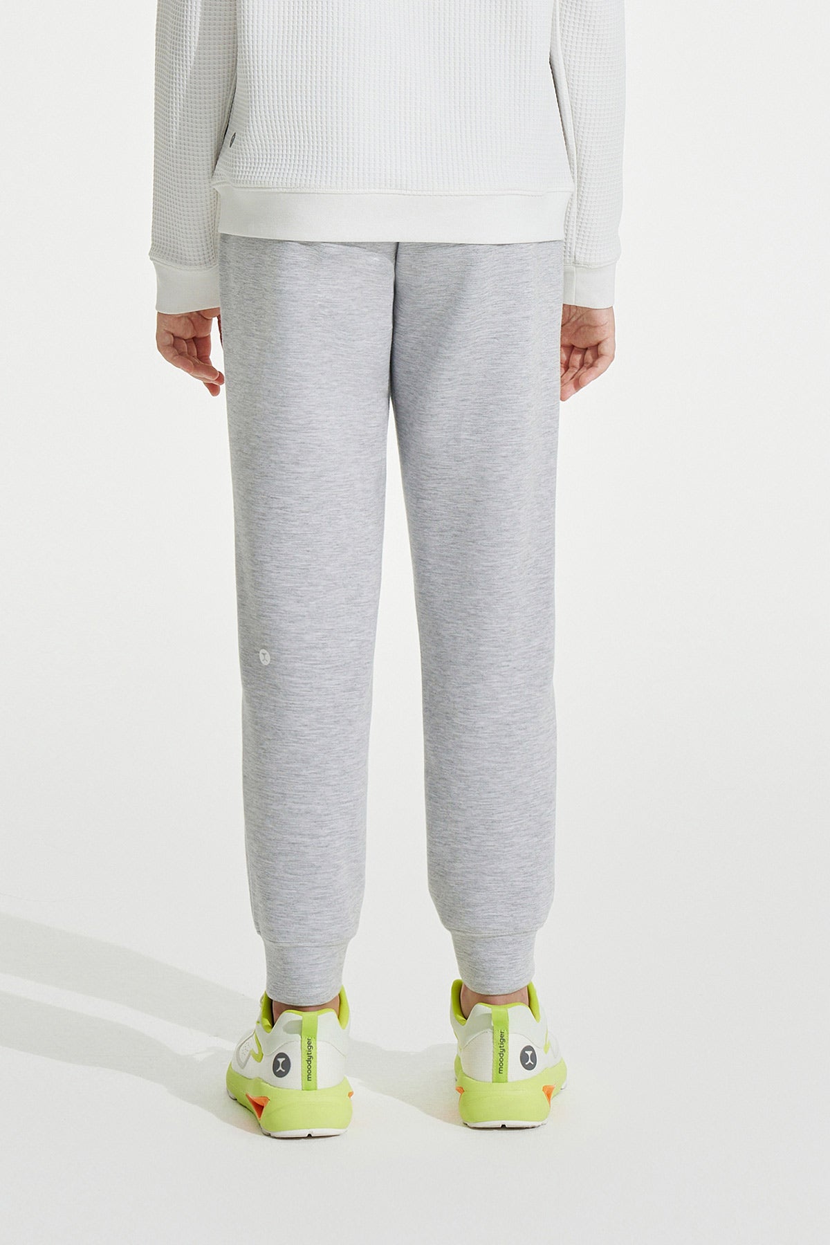 Neoprene Taper Pants  **Ice Gray**