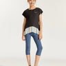 On Style Cropped Legging **Blue Wing Teal**