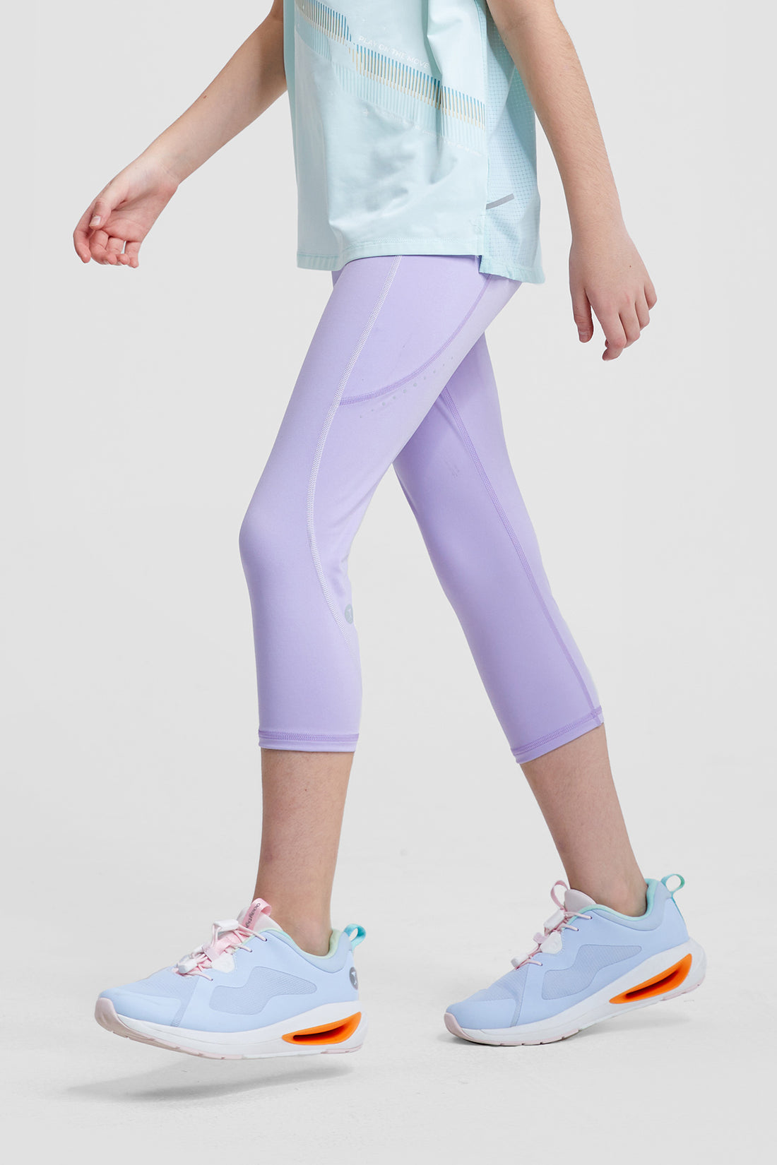 On Style Cropped Leggings **Lavender**
