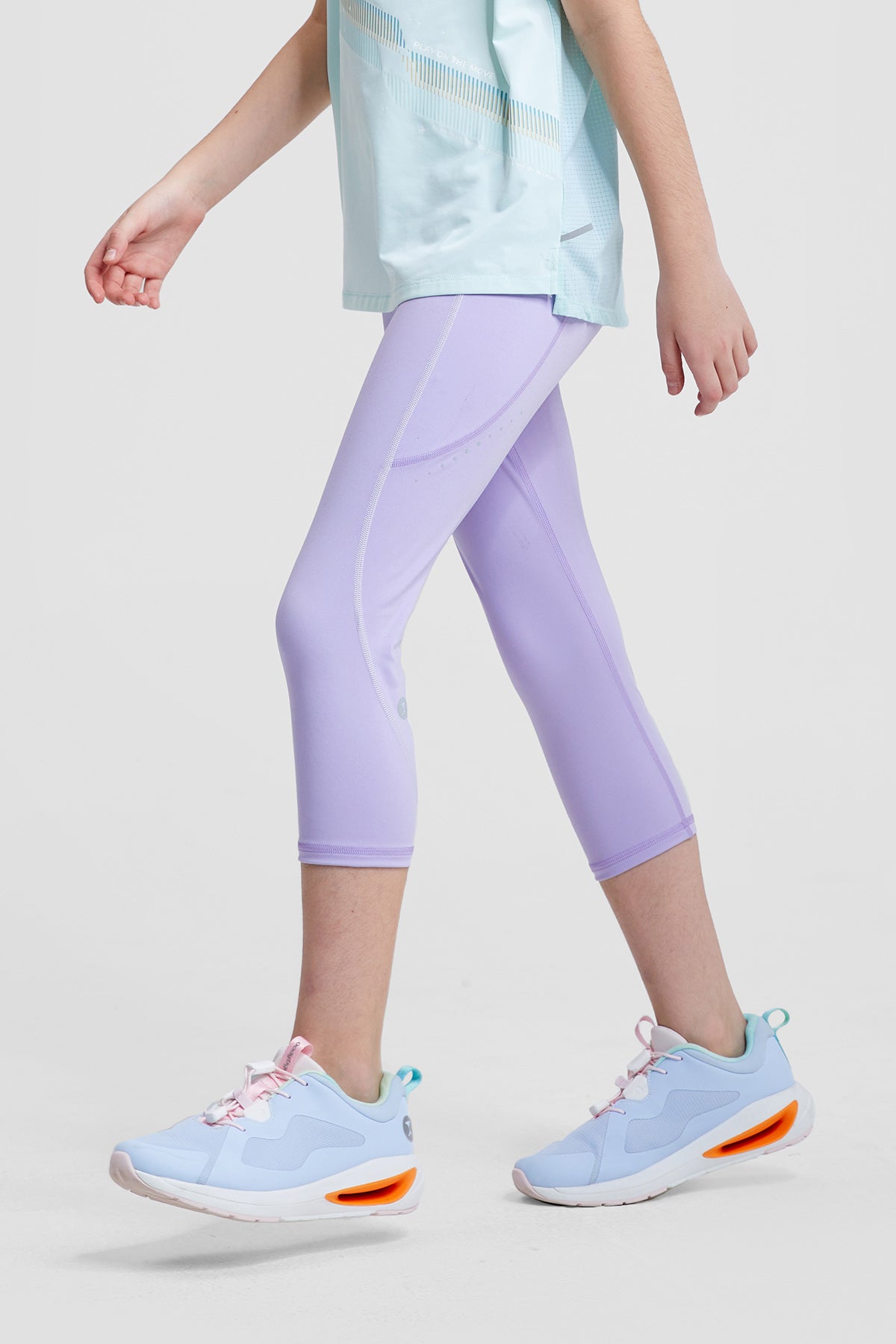 On Style Cropped Leggings **Lavender**