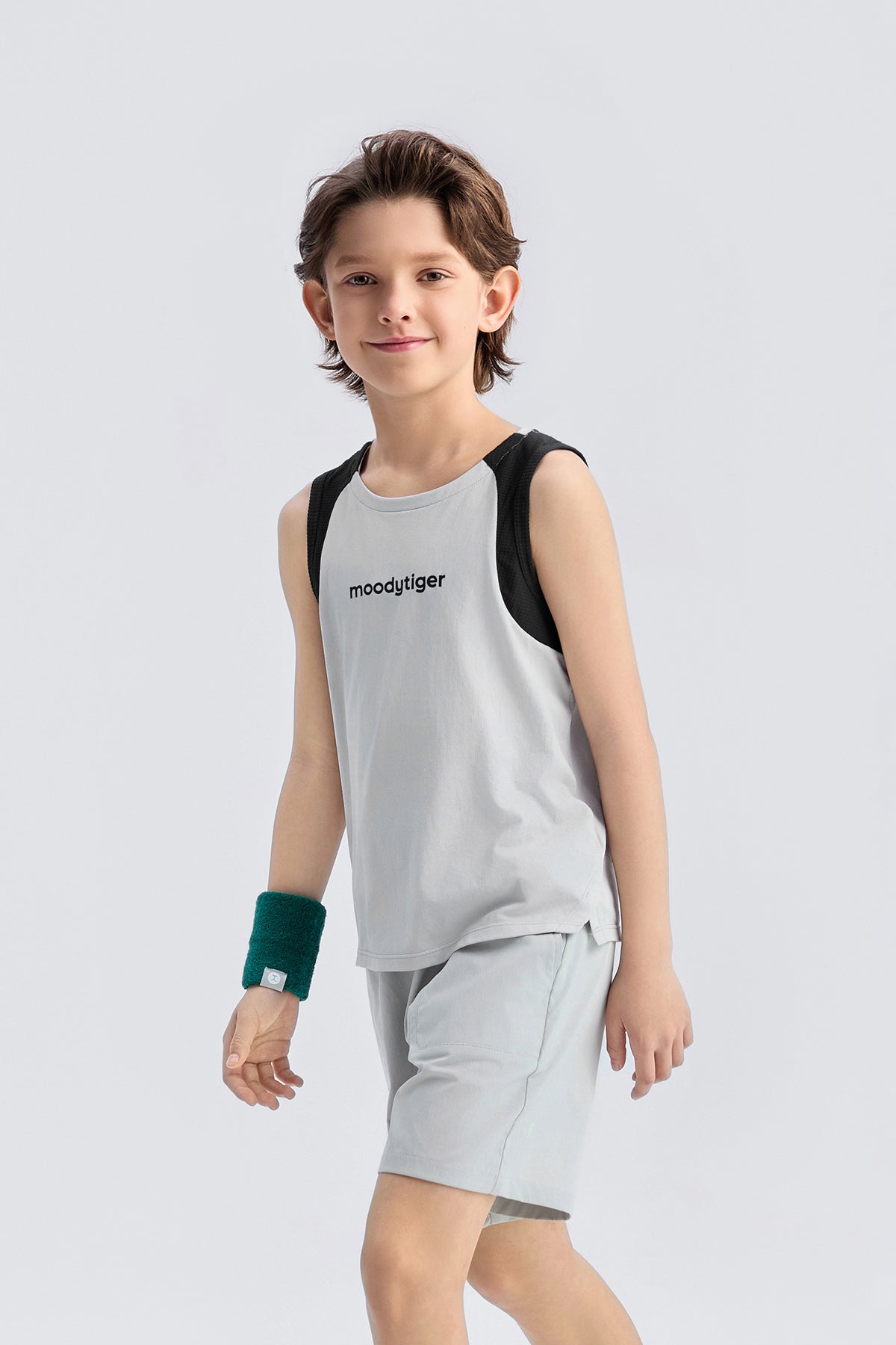 Orbit Tennis Tank **Charcoal Black**