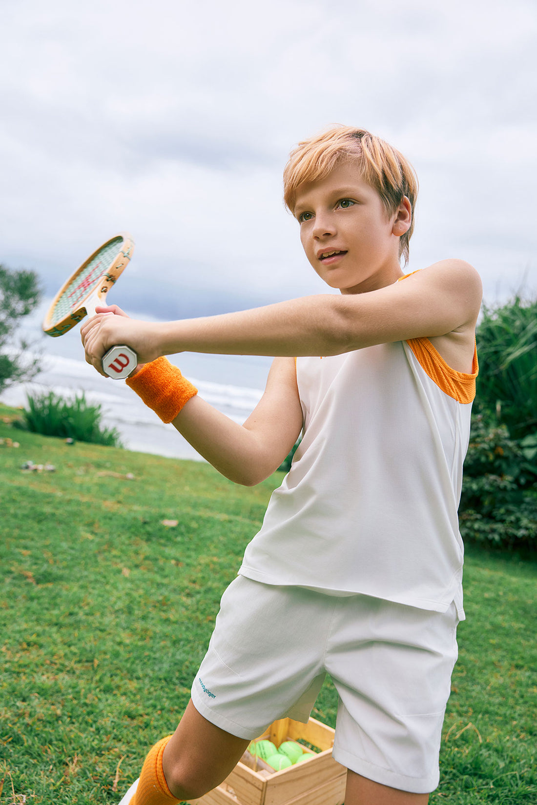 Orbit Tennis Tank **Warm Orange**