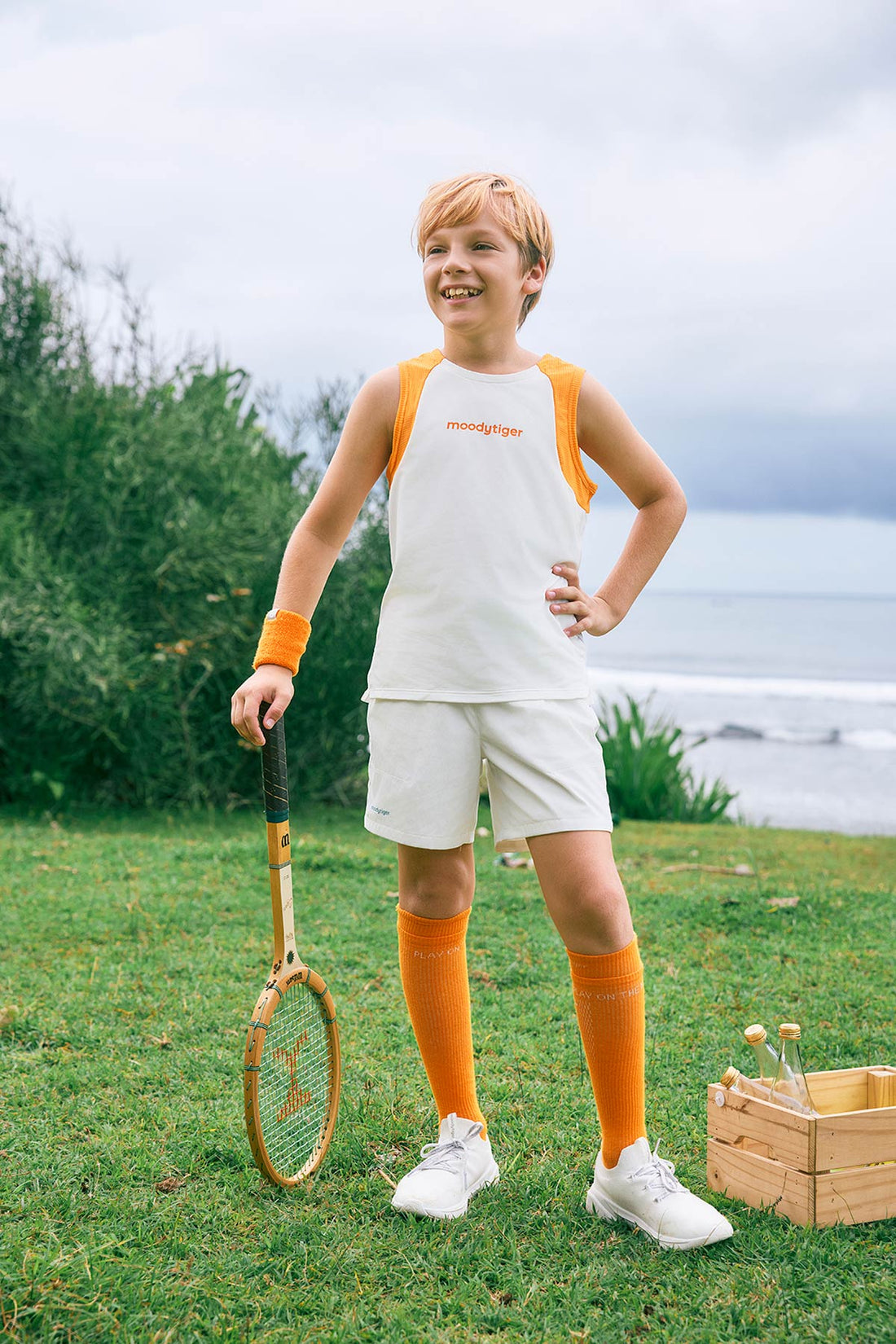 Orbit Tennis Tank **Warm Orange**