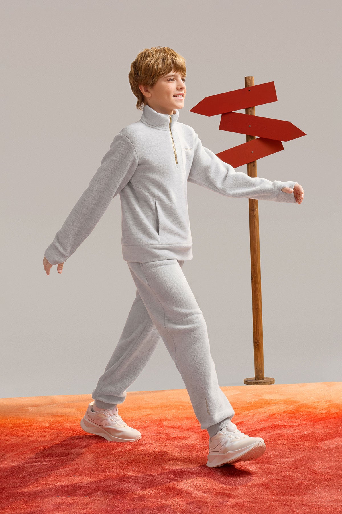 Polar Fleece Pants **Moon Grey**